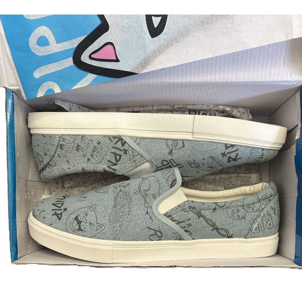 RIPNDIP Marker Slip on Shoes (Blue) -size 13M - New in Orig. box
